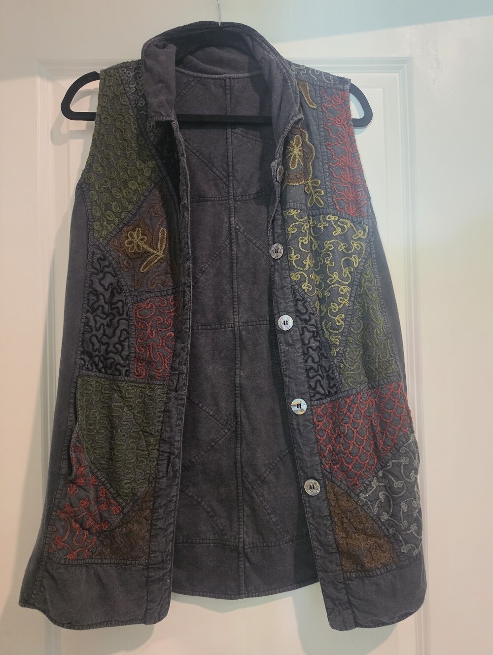 Vintage Parsley And Sage Reversible Vest